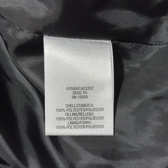 Everlast Puffer Jacket Blue Hooded Zip Front Quilted Coat Women’s M Polyester - Picture 6 of 13